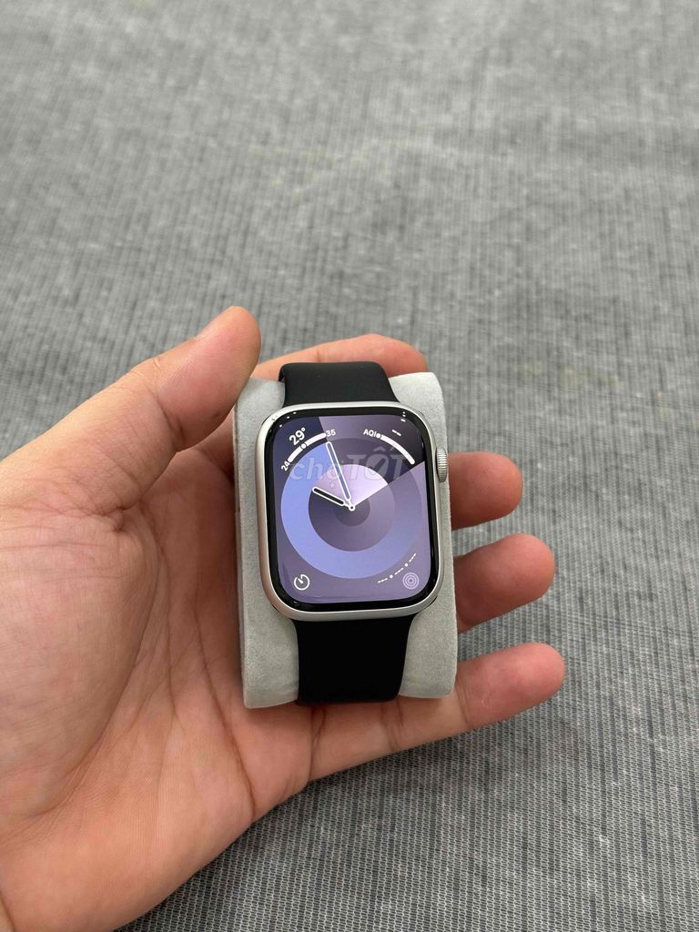 Apple Watch Series 9/45MM GPS Nhôm Silver Zin Áp