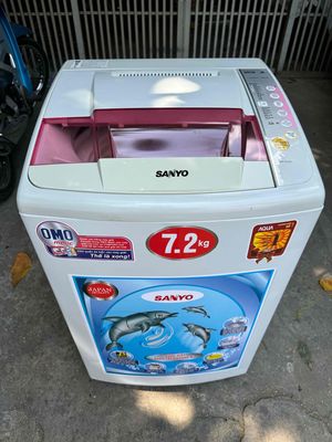 máy giặt sanyo 7.2kg giặt vắt êm ái❤️