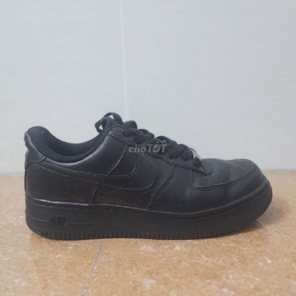 giày nike Air force 1 Đen size 36