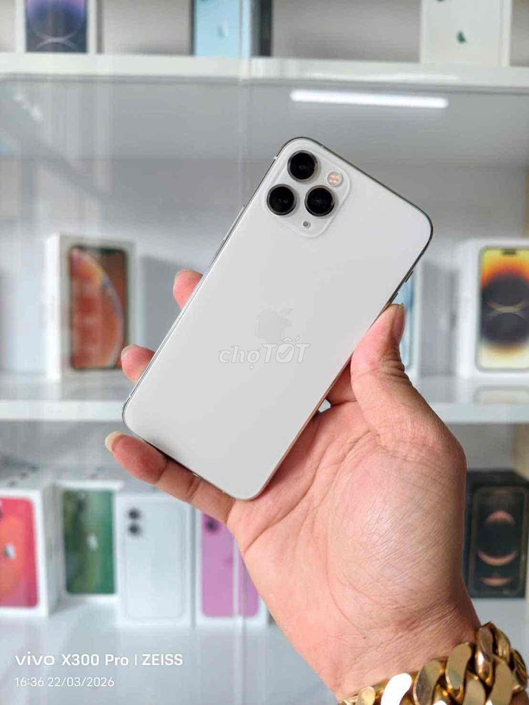 IPHONE 11 PRO 256gb TRẮNG QT ZIN ĐẸP KENG. Mua bán Điện thoại tại Thành phố Cà Mau Cà Mau được đăng bởi NHAN APPLE hình 1