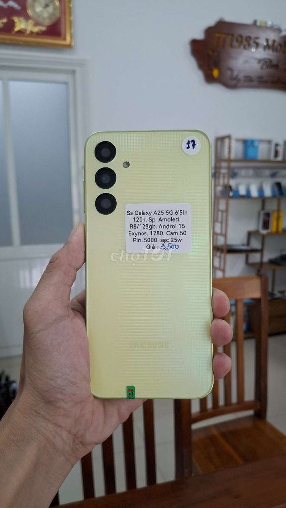 Samsung Galaxy A25 5G 128GB Vàng. Mua bán Điện thoại tại Thành phố Thủ Dầu Một Bình Dương được đăng bởi TTMobileBD hình 1