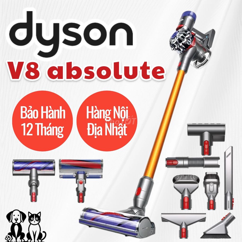 Máy hút bụi Dyson V8 Absolute Nhật Bản. Mua bán Nội thất, đồ gia dụng khác tại Quận Gò Vấp Tp Hồ Chí Minh được đăng bởi Mr Trực hình 1