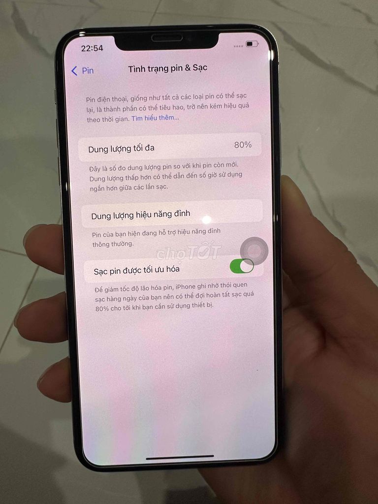 Apple iPhone Xs Max 64GB Trắng. Mua bán Điện thoại tại Thành phố Bà Rịa Bà Rịa - Vũng Tàu được đăng bởi Van T hình 1
