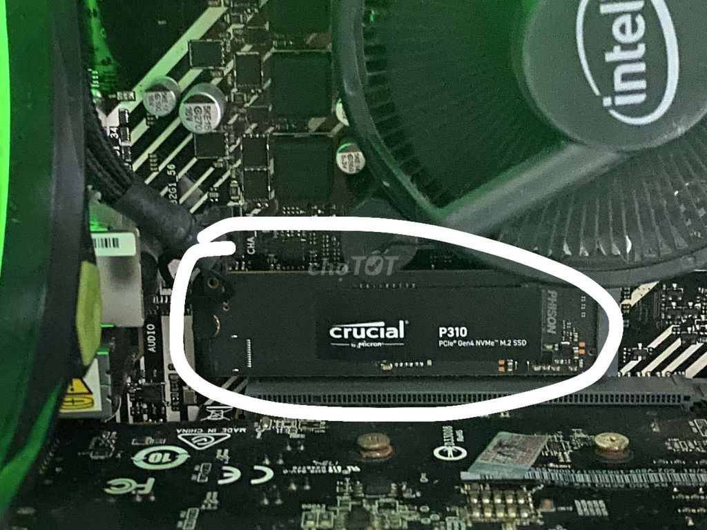 Ổ cứng SSD Crucial P310 Đen. Mua bán Linh kiện (RAM, Card...) tại Huyện Nhà Bè Tp Hồ Chí Minh được đăng bởi Thuan hình 1