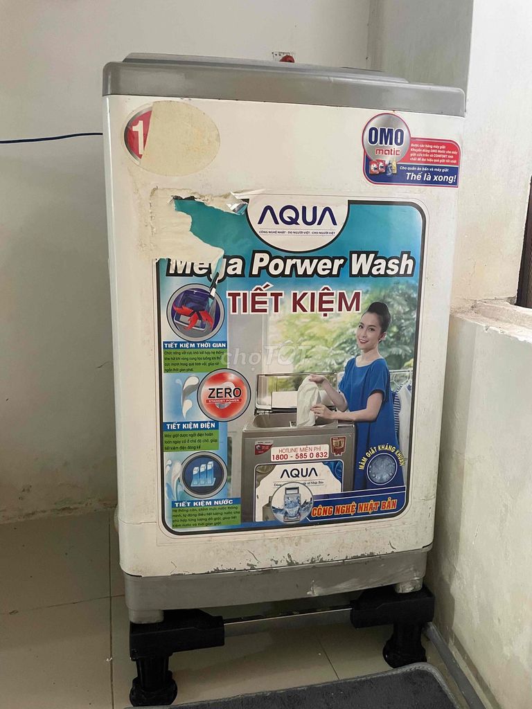 Máy giặt Aqua Mega Power Wash. Mua bán Máy giặt tại Quận Cẩm Lệ Đà Nẵng được đăng bởi Bảo Hân hình 1