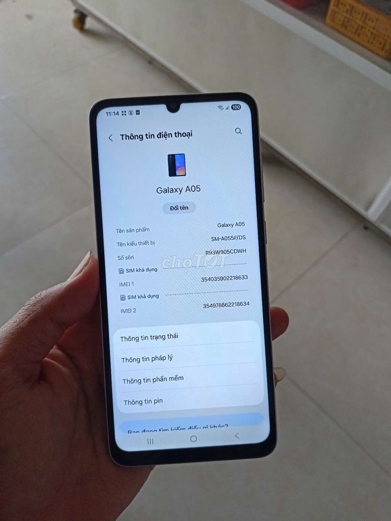 samsung a05 ram 6/128gb zin đẹp. Mua bán Điện thoại tại Quận Bình Thuỷ Cần Thơ được đăng bởi CH Thuan Mobile hình 1