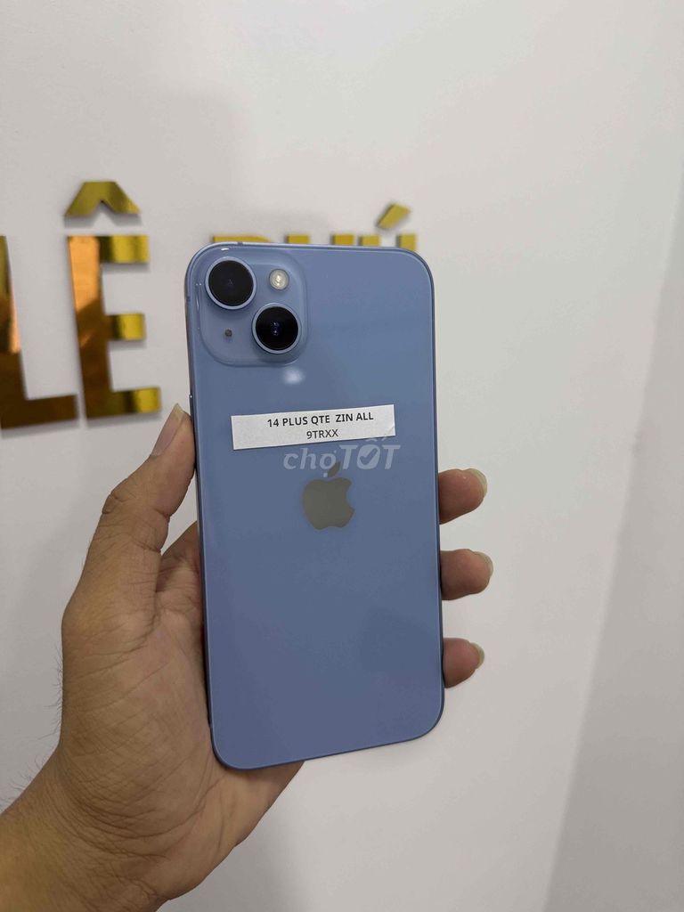 iPhone 14 Plus 128GB Xanh quốc tế 128G. Mua bán Điện thoại tại Huyện Đức Hòa Long An được đăng bởi Lê Phú hình 1