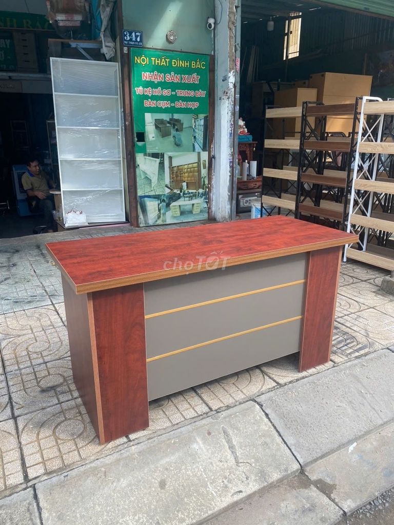 SALE BÀN LÀM VIỆC CHÂN VÁN - MDF - CÓ SẴN