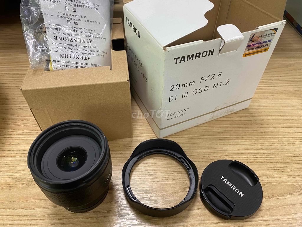 Tamron 20f2.8 Di III OSD M1:2 fullbox ngàm E