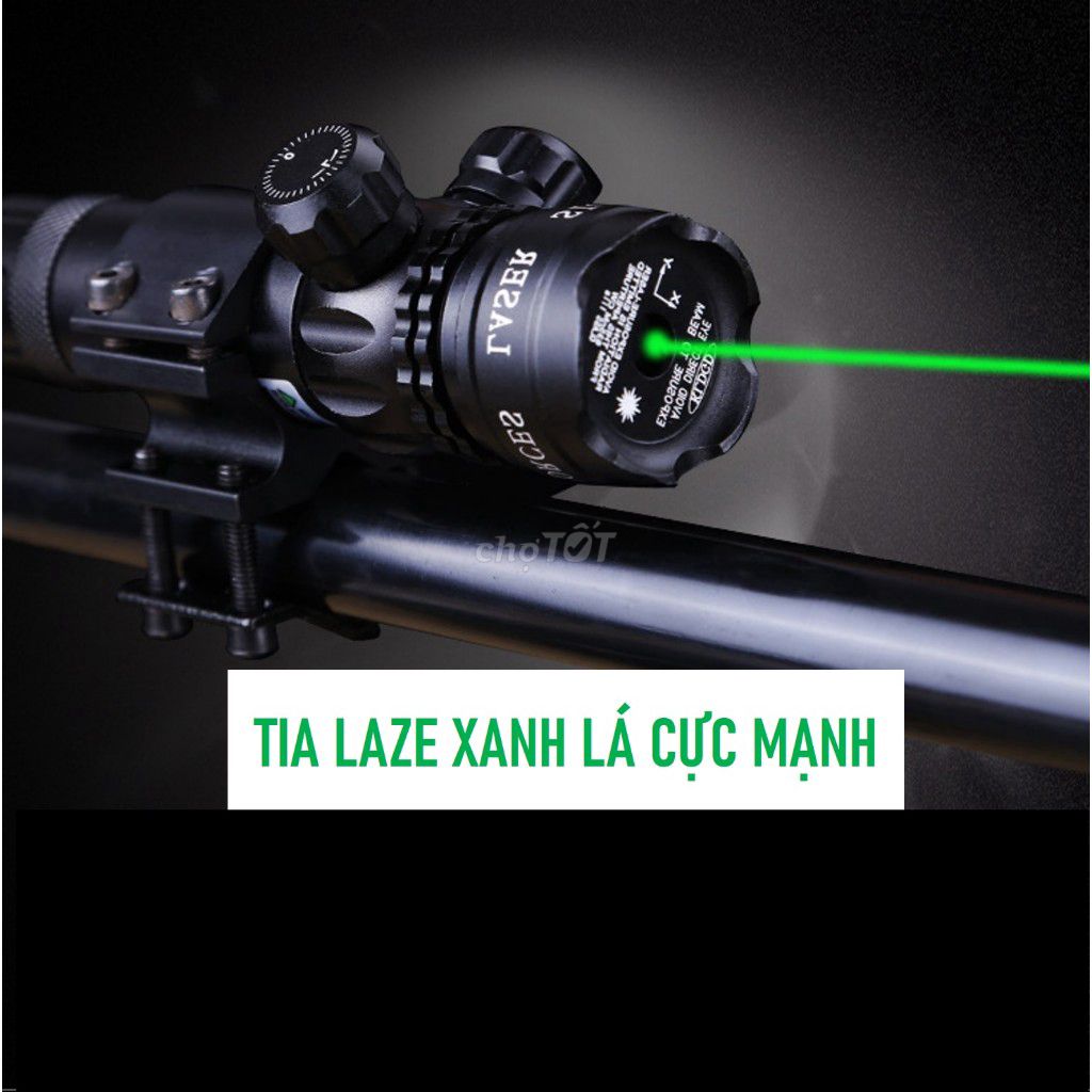 Full bộ-Đèn Laser Scope Chỉnh Tia Chiếu Xa chân 20