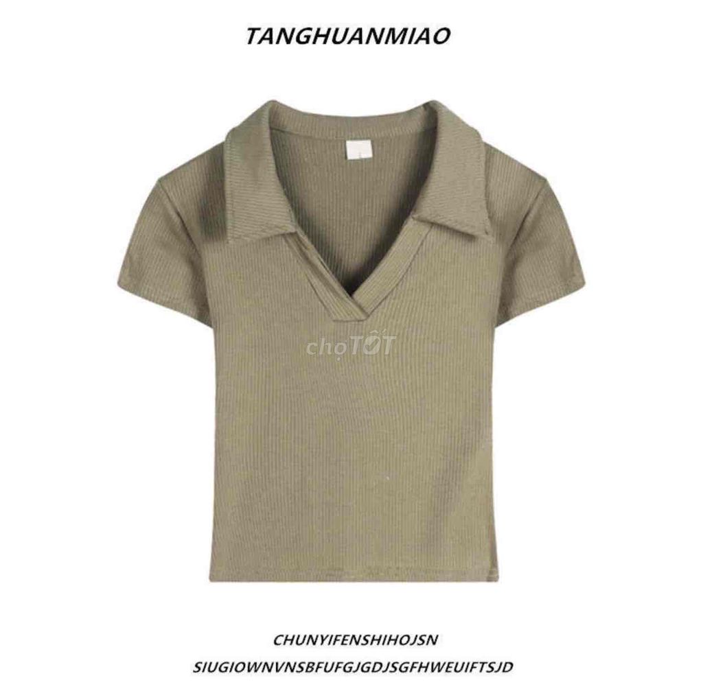 Áo thun polo nữ vải gân. Mua bán Quần áo tại Quận Đồ Sơn Hải Phòng được đăng bởi sipnhohaiphong hình 1