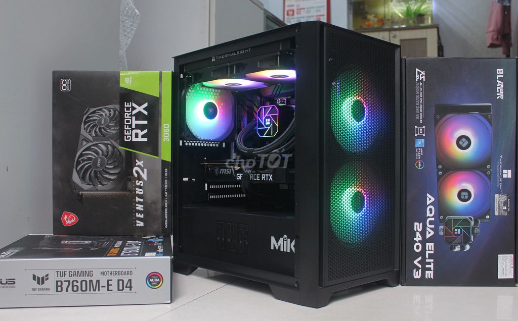 Bộ I5-12th/ TUF B760/ 32Gb/ RTX3060Ti chiến Wukong