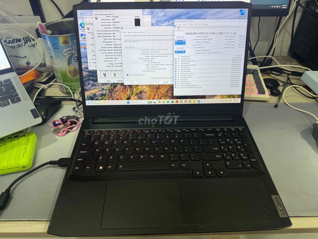 Lenovo Gaming I5 11300h/8GB/512GB/GTX1650. Mua bán Laptop tại Quận Tân Bình Tp Hồ Chí Minh được đăng bởi Tân AutoLap hình 1