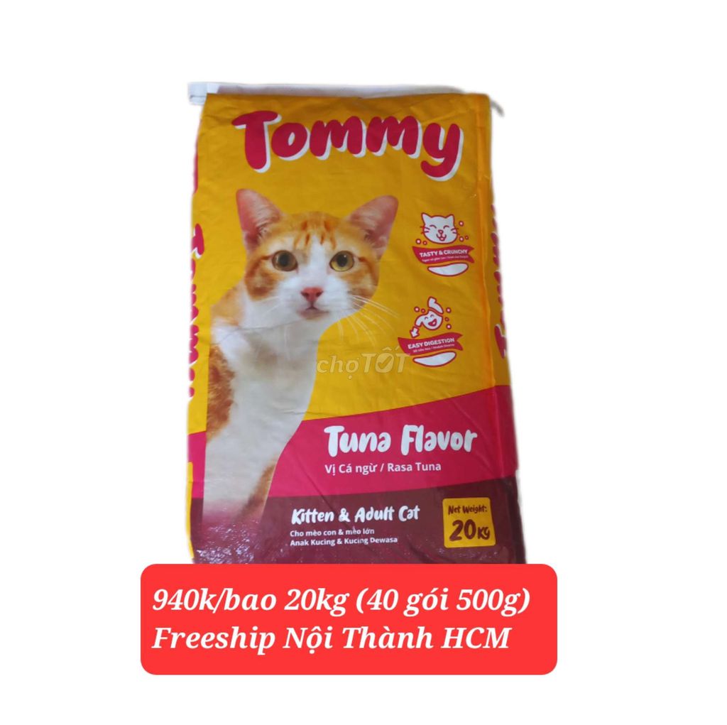 940k/20kg Thức Ăn Cho Mèo Tommy vị cá ngừ. Mua bán Phụ kiện, Thức ăn, Dịch vụ tại Huyện Nhà Bè Tp Hồ Chí Minh được đăng bởi Hanh hình 2