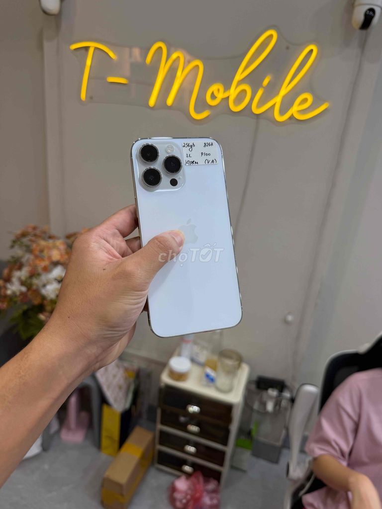 14 Pro Max 256GB Trắng LL/A 100% zin đẹp. Mua bán Điện thoại tại Quận Thanh Xuân Hà Nội được đăng bởi Ngô Tráng T Mobile hình 1