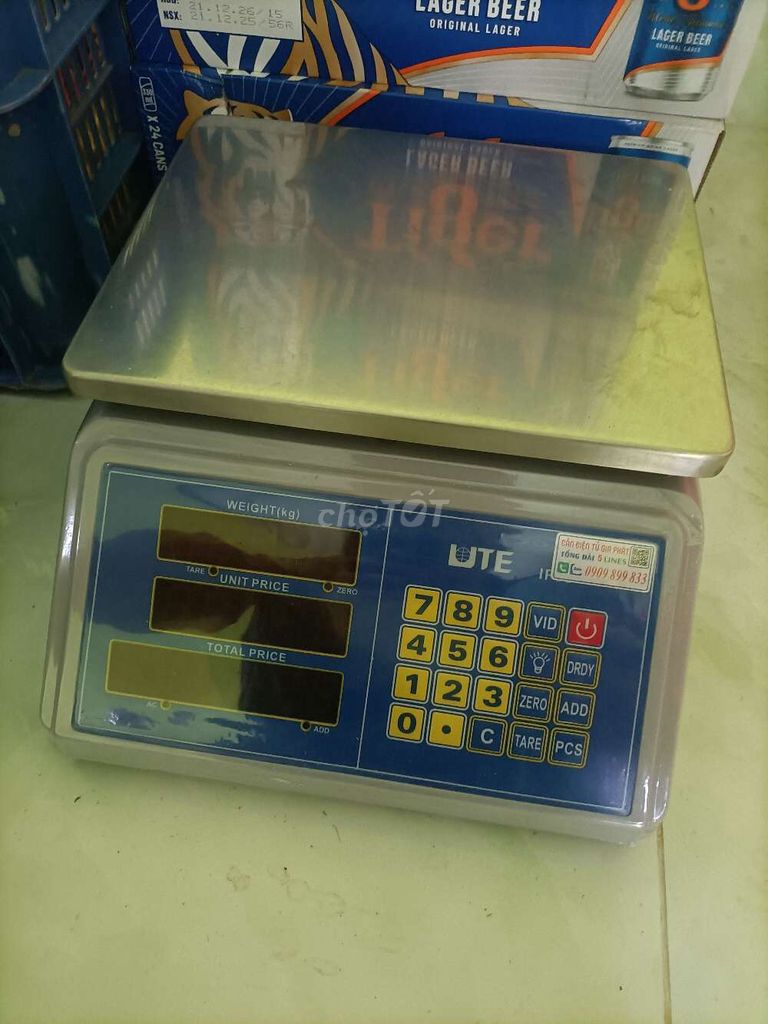Cân điện tử UTE 30kg Xám Mới. Mua bán Đồ chuyên dụng, Giống nuôi trồng tại Thành phố Bến Tre Bến Tre được đăng bởi Huuphat hình 1
