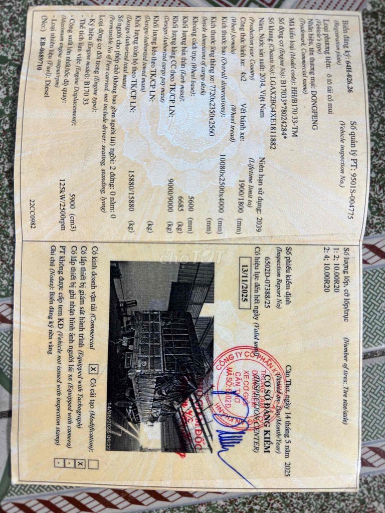 gia đình cần bán DONGFENG H HUY 9T dài 7m7 cao 2m6. Mua bán Xe tải, xe ben tại Thành phố Biên Hòa Đồng Nai được đăng bởi Nguyễn Văn Phục hình 6