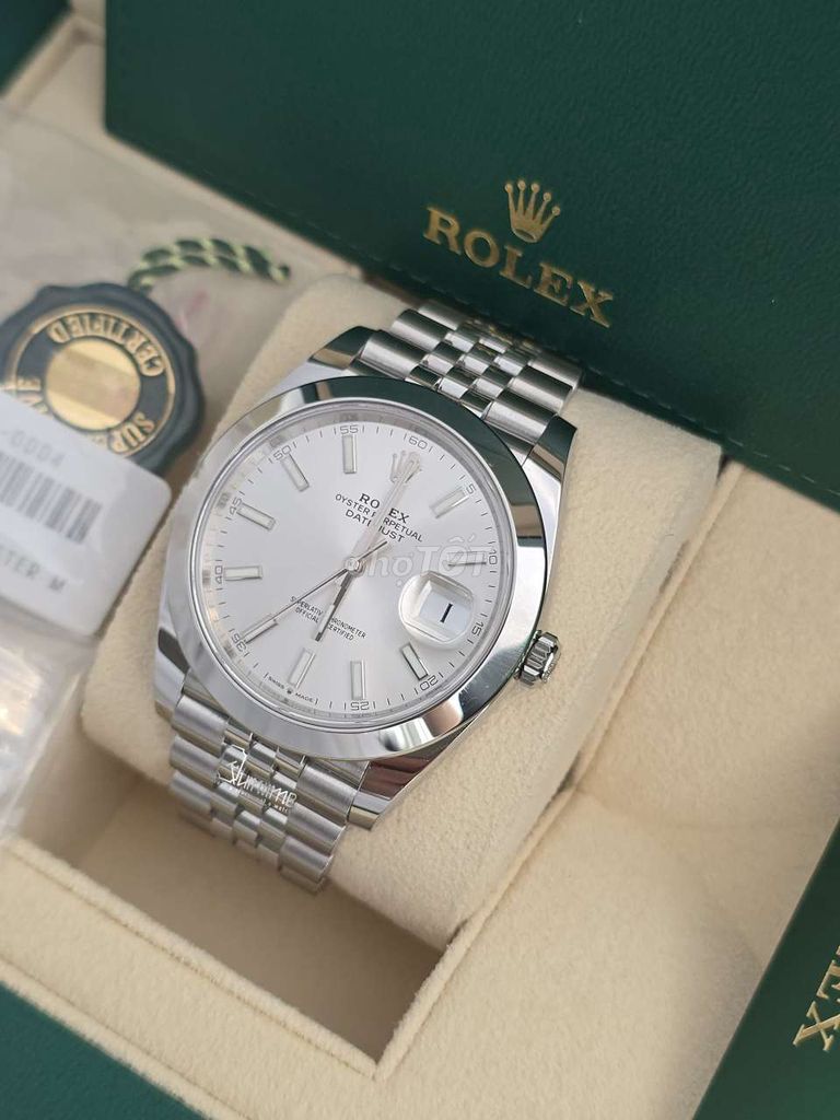 Rolex Datejust 126300-0004 41mm Nam Bạc. Mua bán Đồng hồ tại Quận Đống Đa Hà Nội được đăng bởi My Nguyễn Huyền hình 1