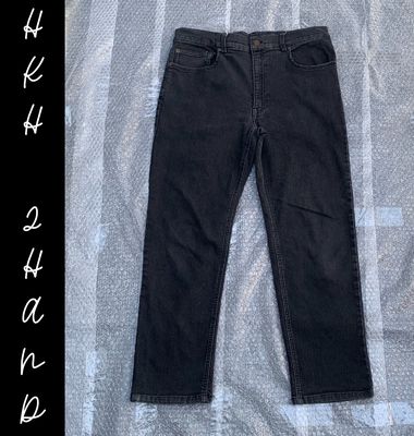 Quần jeans nam DUNLOP NHẬT xám đen, sz 33, mềm vừa