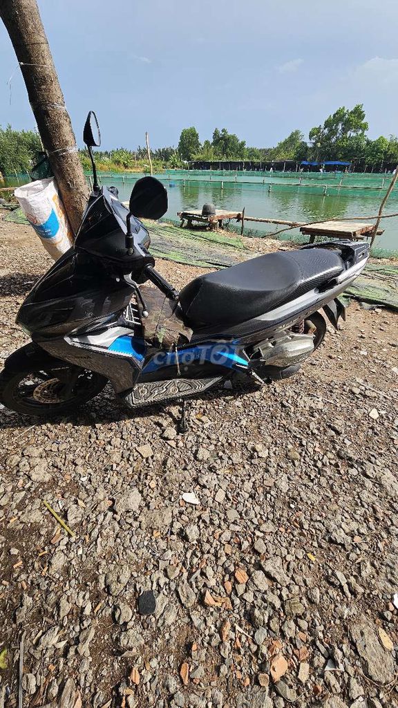 Honda Air Blade 2019 Серебристо-синий черный