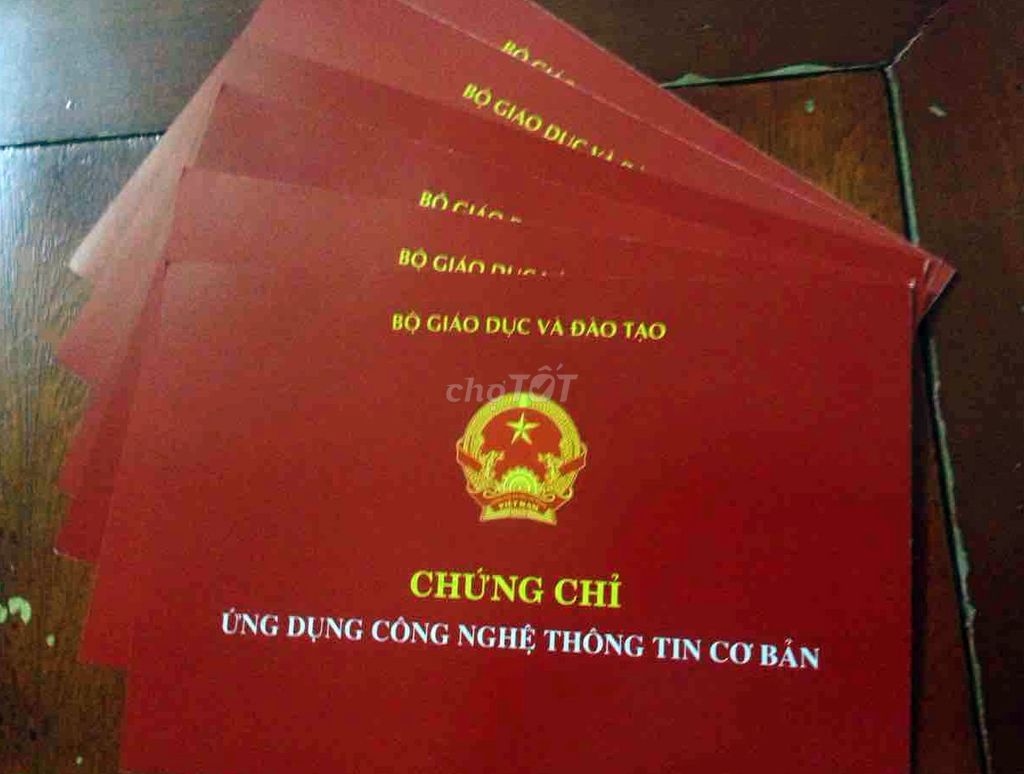 CHỨNG CHỈ TIN HỌC (ỨNG DỤNG CÔNG NGHỆ THÔNG TIN)