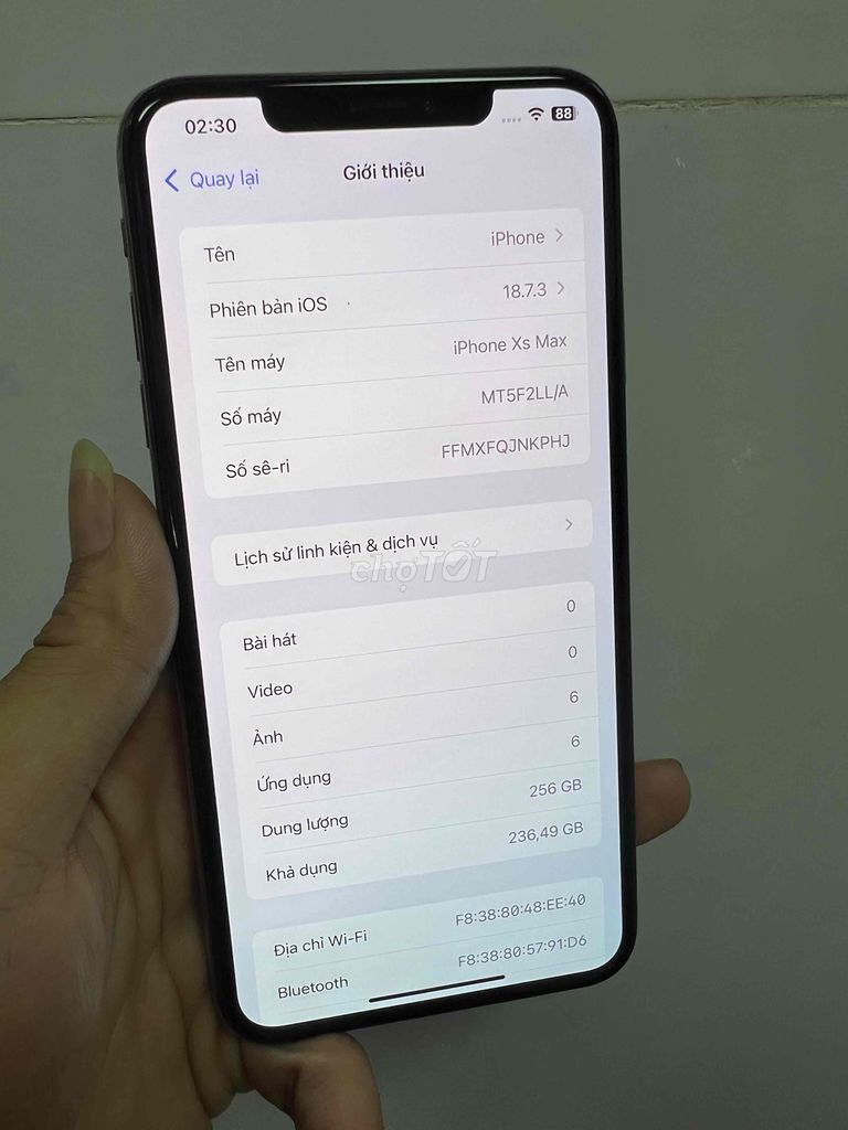 iPhone Xs Max 256GB Vàng. Mua bán Điện thoại tại Thành phố Tân An Long An được đăng bởi mua xin alo no SMS hình 1