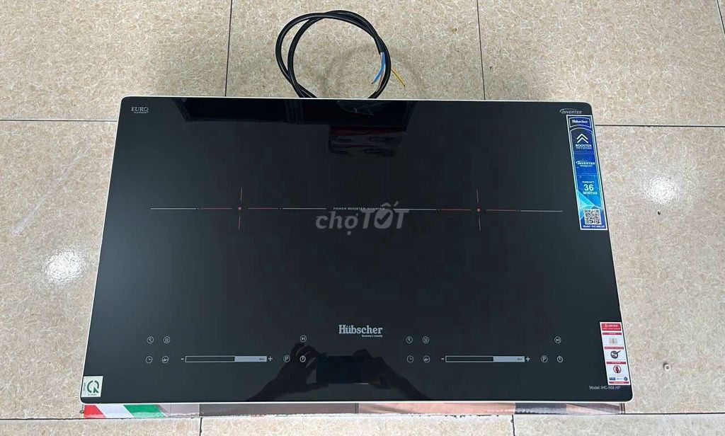 Bếp điện từ đôi Hubscher Đức Đen Mới. Mua bán Bếp, lò, đồ điện nhà bếp tại Quận Cẩm Lệ Đà Nẵng được đăng bởi Võ Thị Hòa hình 1