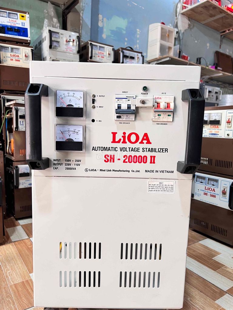 Ổn áp LIOA SH-20000 II dãi 150v-250v nguyên zin. Mua bán Đồ chuyên dụng, Giống nuôi trồng tại Quận Bình Tân Tp Hồ Chí Minh được đăng bởi  ổn áp cũ bình tân  hình 1