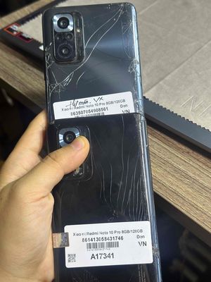 Redmi Note 10 Pro 8GB/128GB Đen Hư màn