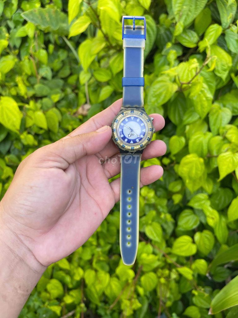 Swatch Đồng hồ đeo tay Thụy Sĩ Xanh dương. Mua bán Đồng hồ tại Huyện Cầu Kè Trà Vinh được đăng bởi Đức Trí Tâm hình 1