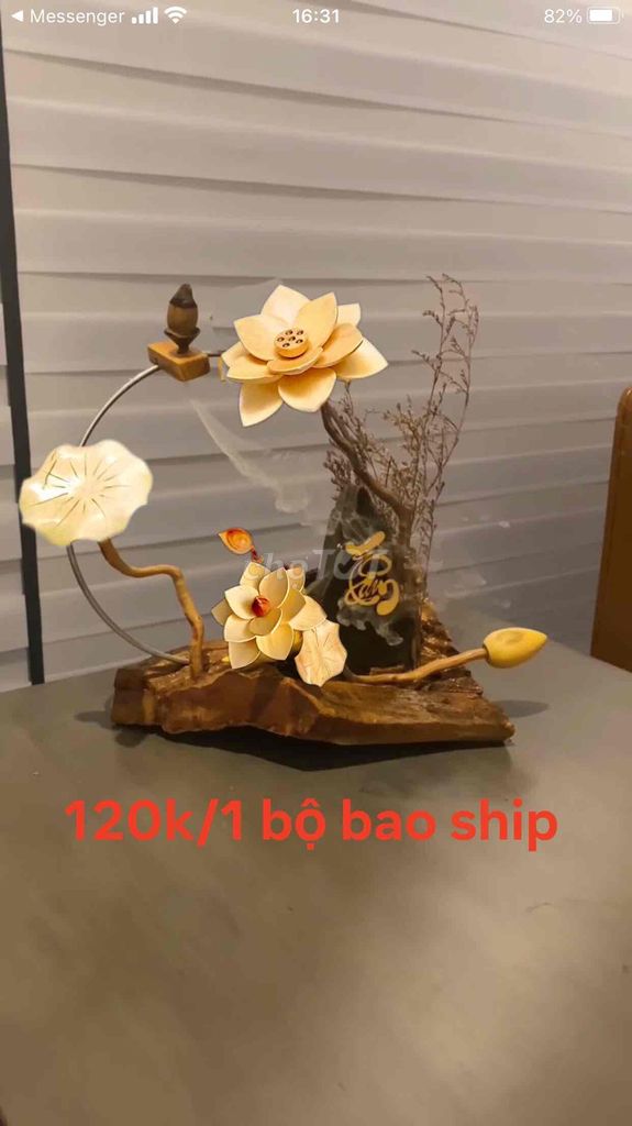 Đồ trang trí Gỗ Vàng nhạt. Mua bán Cây cảnh, đồ trang trí tại Thành phố Thủ Đức Tp Hồ Chí Minh được đăng bởi Trần tiến Đức hình 1