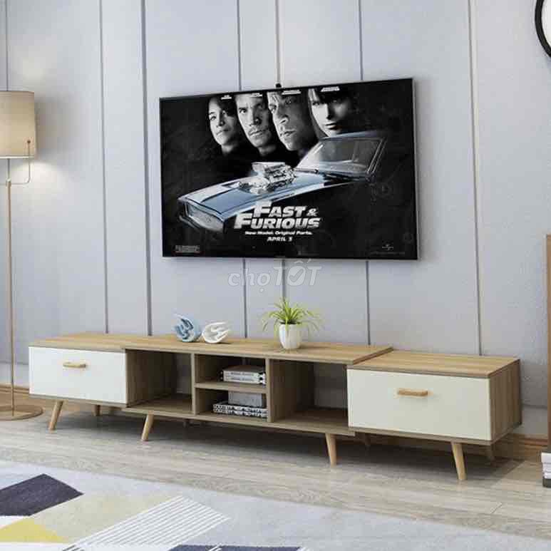 Kệ tivi rút gọn co giãn gỗ dày 15li. Mua bán Tủ, kệ gia đình tại Quận Tân Phú Tp Hồ Chí Minh được đăng bởi T Decor hình 1