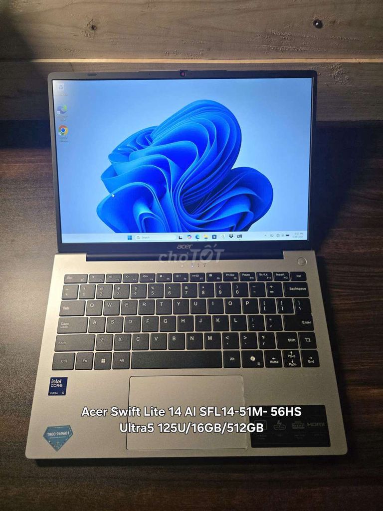  Acer Swift Lite 14 AI Ultra 5/16G/512G. Mua bán Laptop tại Quận Bình Tân Tp Hồ Chí Minh được đăng bởi T D Laptop hình 1