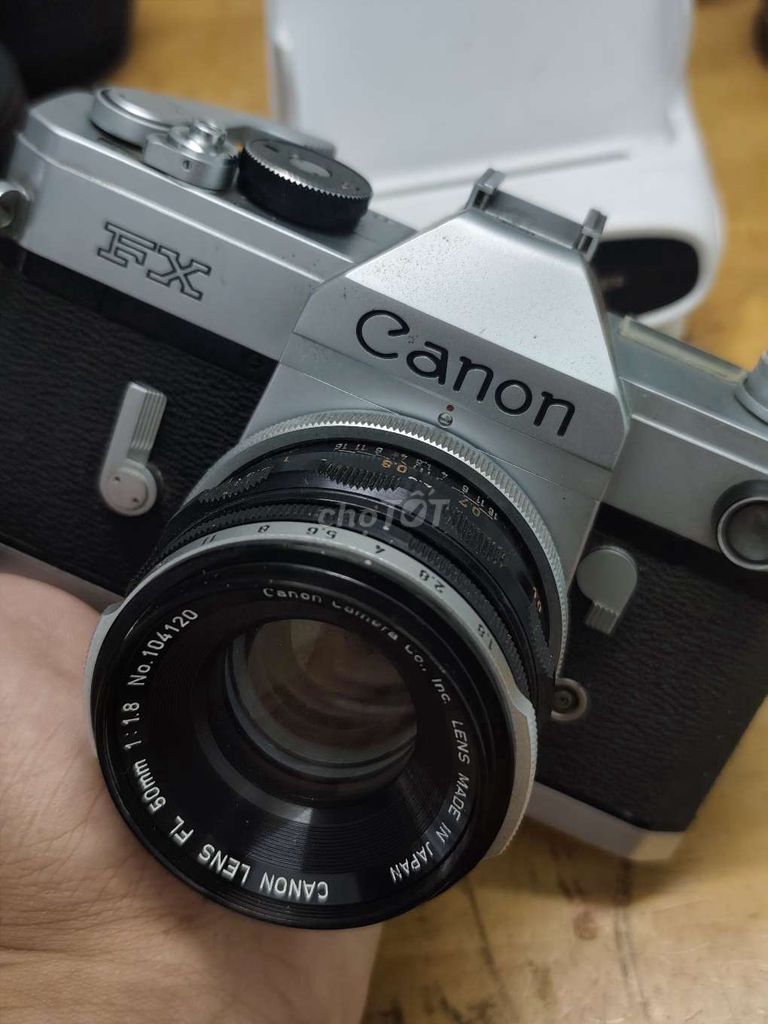 Máy ảnh phim Canon FX Kim loại Bạc, Đen. Mua bán Máy ảnh, Máy quay tại Huyện Bình Chánh Tp Hồ Chí Minh được đăng bởi Đức  hình 1