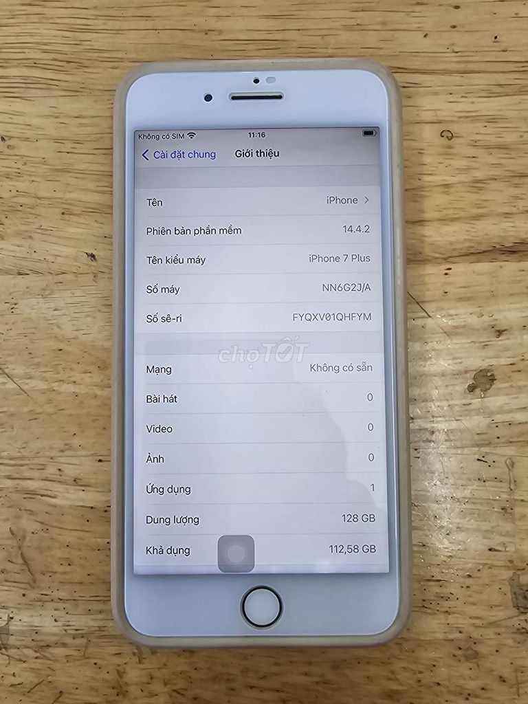 iPhone 7 Plus 128GB Bạc. Mua bán Điện thoại tại Quận Đống Đa Hà Nội được đăng bởi Nguyễn Minh Đức hình 1