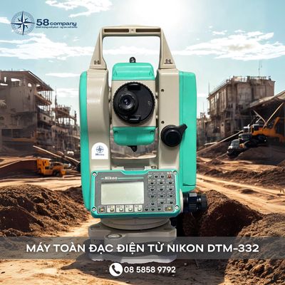 Máy Toàn Đạc Điện Tử Nikon DTM-332 (kèm PK mới). Mua bán Đồ chuyên dụng, Giống nuôi trồng tại Quận Hà Đông Hà Nội được đăng bởi Trắc Địa 58