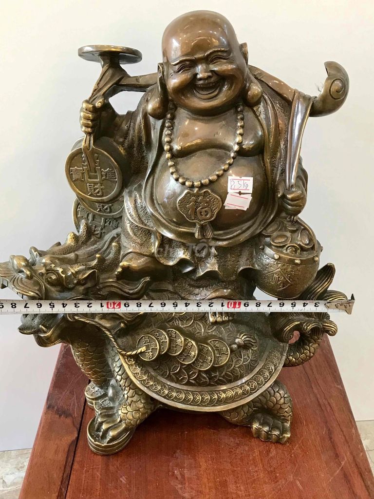 Tượng Phật Di Lặc đồng vàng cao 36 cm. Mua bán Đồ sưu tầm, đồ cổ tại Huyện Hóc Môn Tp Hồ Chí Minh được đăng bởi Đăng  hình 3