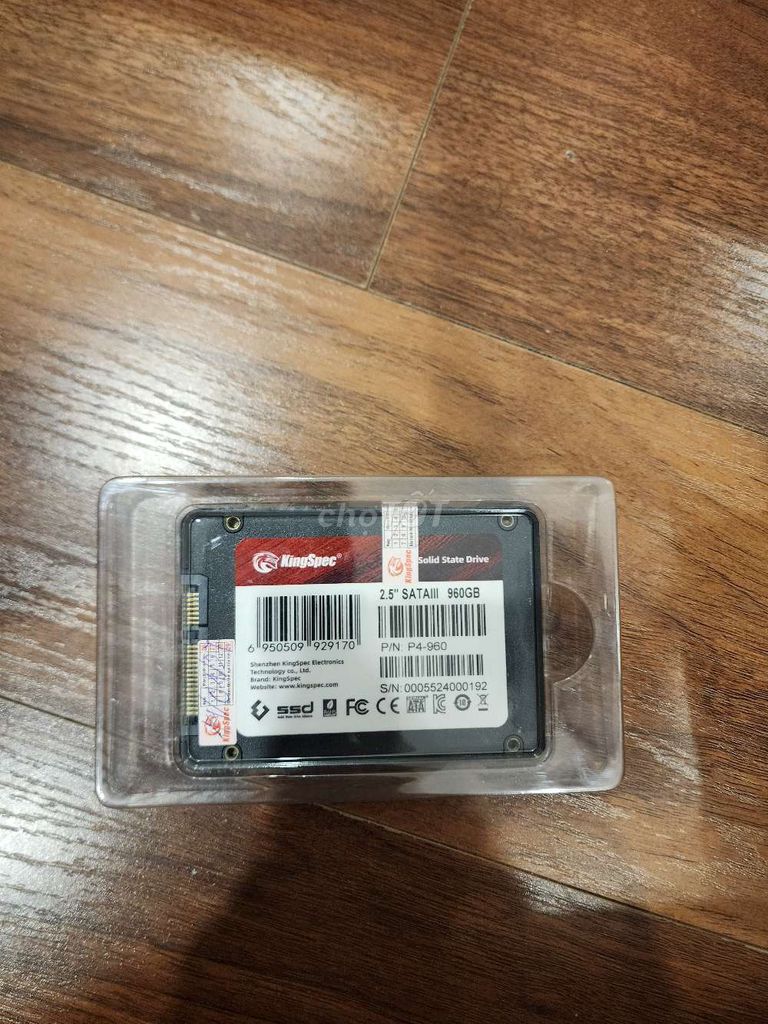 SSD SATA 960gb 99% còn bảo hành đến 2027. Mua bán Linh kiện (RAM, Card...) tại Huyện Gia Lâm Hà Nội được đăng bởi Trung La Hán  hình 1