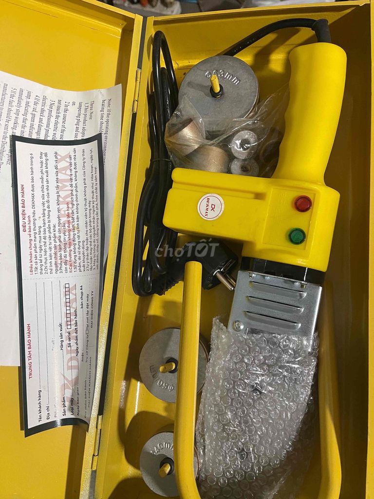 Máy hàn ống nước DX Dermax Kim loại Vàng. Mua bán Đồ chuyên dụng, Giống nuôi trồng tại Quận Thanh Khê Đà Nẵng được đăng bởi cửa hàng MÁY MÓC ONLINE 747 Trần Cao Vân Đà Nẵng hình 1