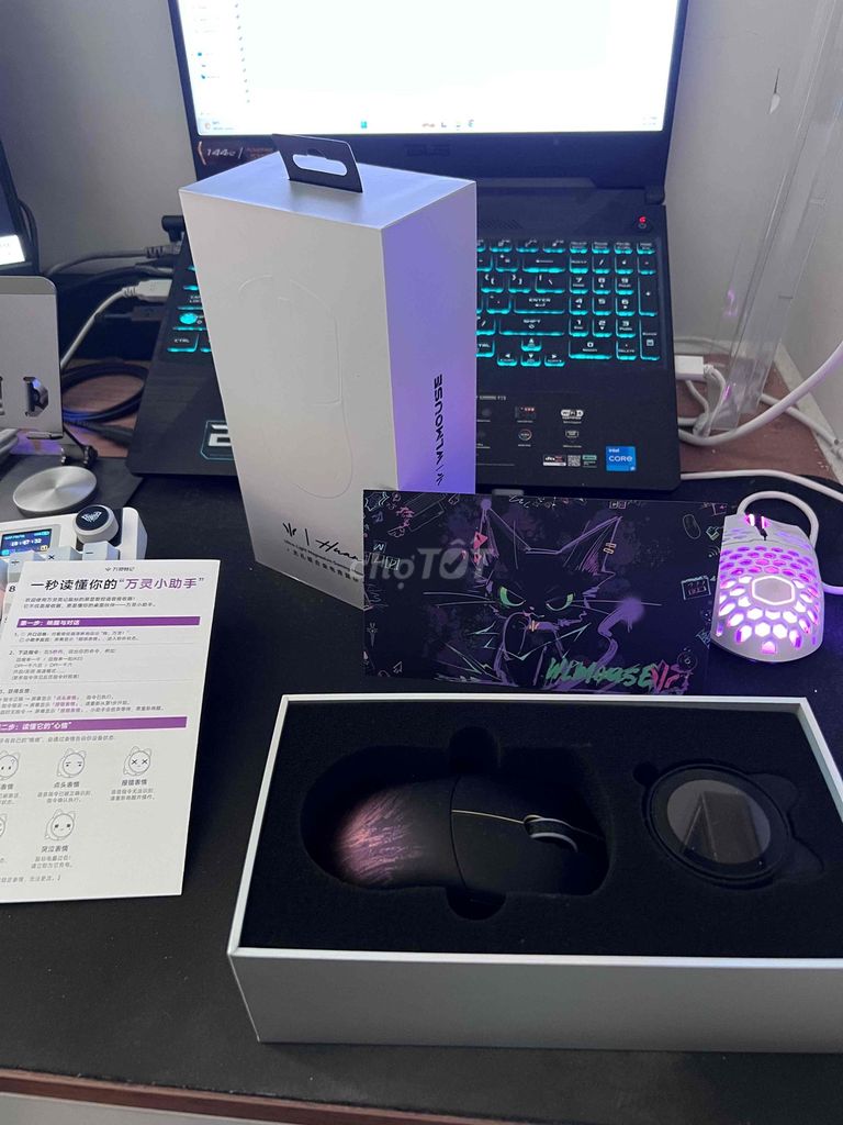 Chuột gaming WL Mouse Huan-G-Black/Gold-O 98%. Mua bán Phụ kiện (Màn hình, Chuột...) tại Quận Bình Thạnh Tp Hồ Chí Minh được đăng bởi Trần Quang Trung hình 1