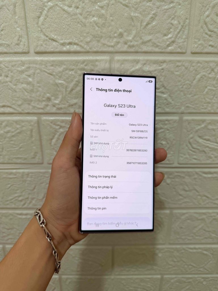 Samsung S23 Ultra VN ram12/512gb full chức năng. Mua bán Điện thoại tại Thành phố Thủ Đức Tp Hồ Chí Minh được đăng bởi Nguyễn Duy hình 1