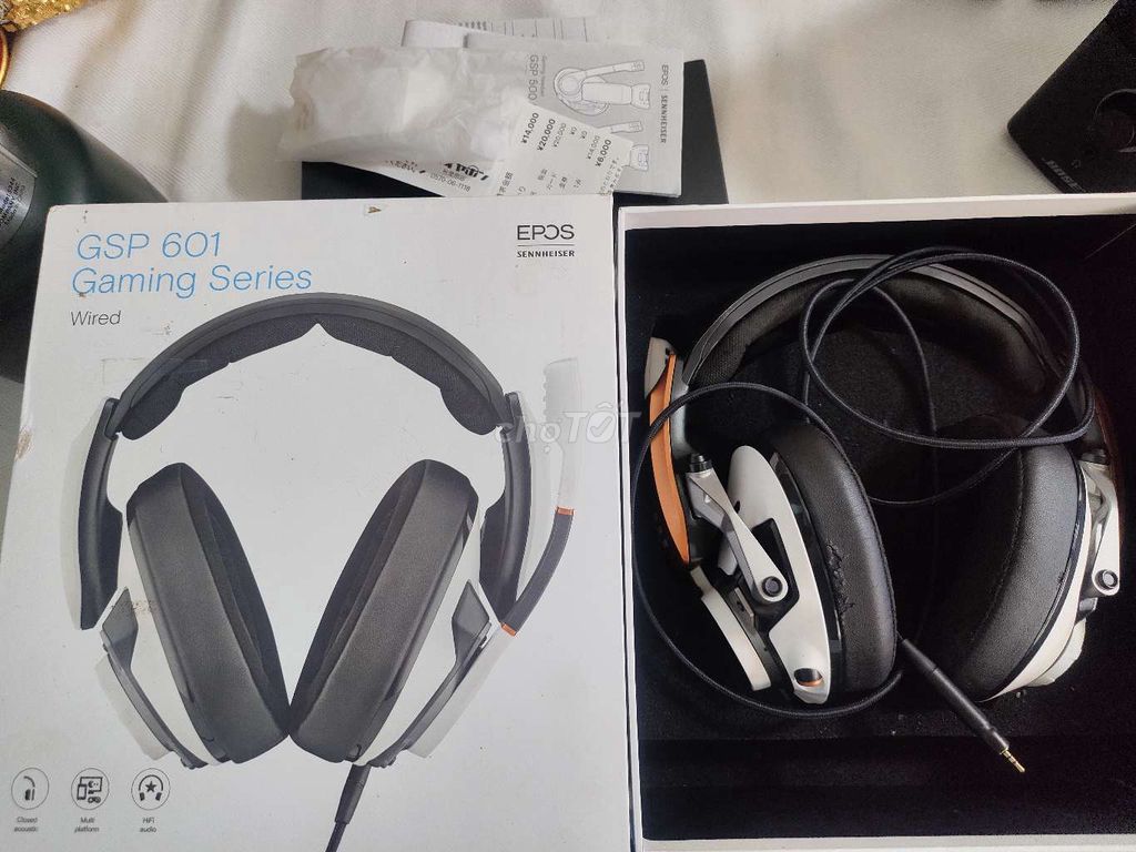 Tai nghe Gaming Sennheiser GSP 601. Mua bán Tivi, Âm thanh tại Thành phố Mỹ Tho Tiền Giang được đăng bởi Hàng Nhật Mỹ Tho Tiền Giang hình 1