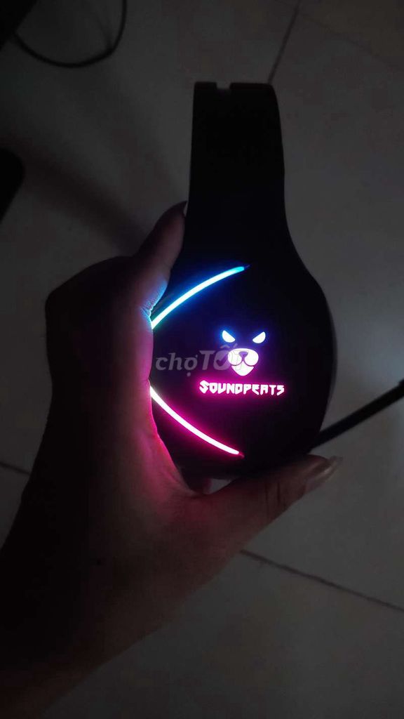 Tai nghe chơi game Soundpeats Đen. Mua bán Tivi, Âm thanh tại Quận Liên Chiểu Đà Nẵng được đăng bởi Trần Khánh  hình 1