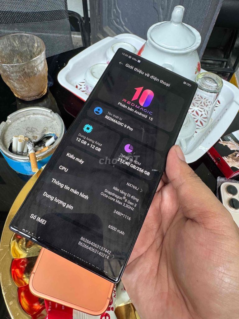 Redmagic 9 Pro 256GB Đen. Mua bán Điện thoại tại Huyện Bình Chánh Tp Hồ Chí Minh được đăng bởi Lâm mobiphone hình 1