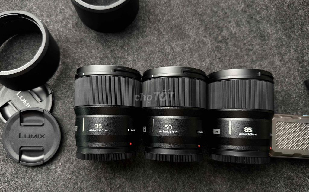 Ống kính Lumix 35-50-85 f1.8 Đen Rất mới. Mua bán Máy ảnh, Máy quay tại Quận Bình Thạnh Tp Hồ Chí Minh được đăng bởi Đức Nguyễn Hoài hình 1