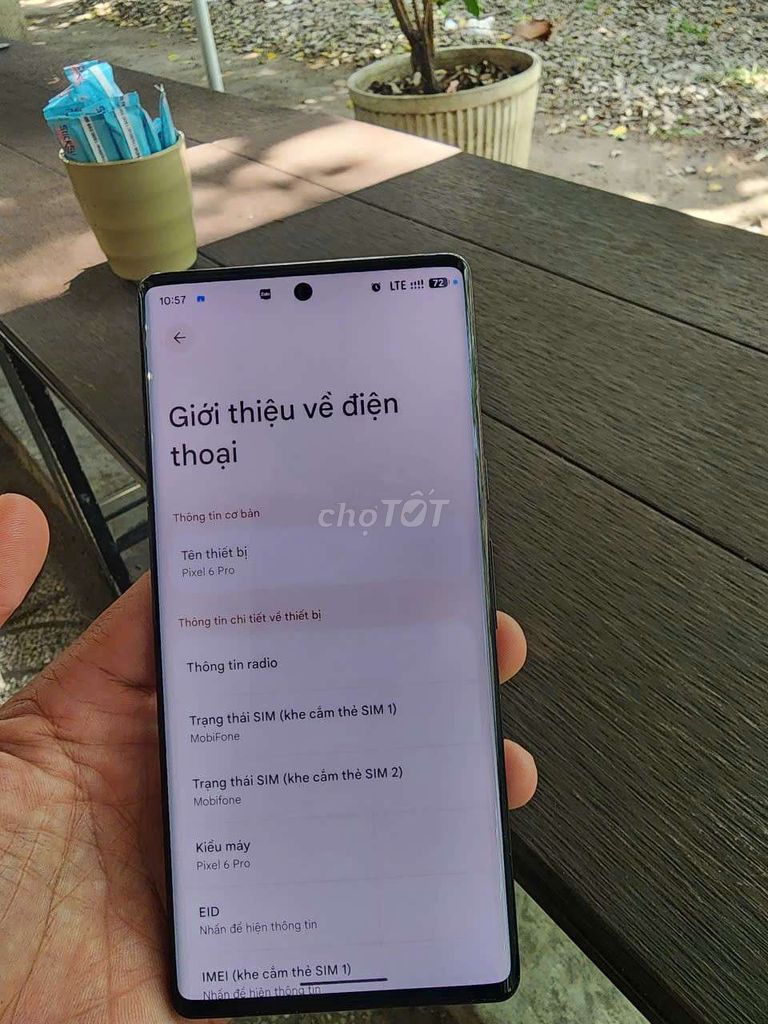 Google Pixel 6 Pro 128GB Đen. Mua bán Điện thoại tại Thành phố Thủ Đức Tp Hồ Chí Minh được đăng bởi NGUYEN TIEN hình 1