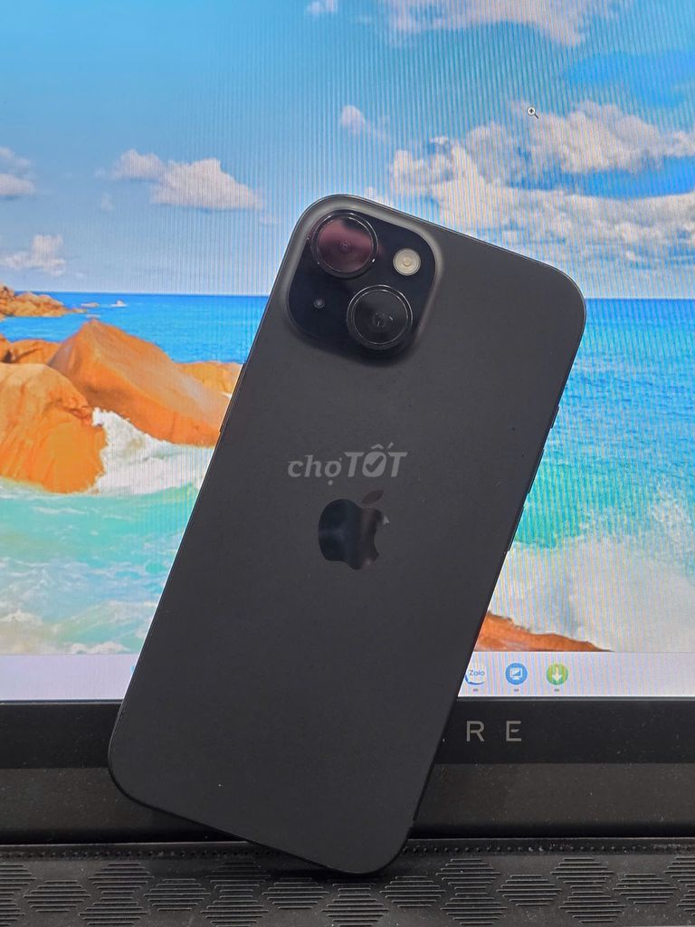 Iphone 15 bản chính hãng 128gb màu Đen đẹp 98,5%. Mua bán Điện thoại tại Quận Đống Đa Hà Nội được đăng bởi Hiếu Android Shop hình 1