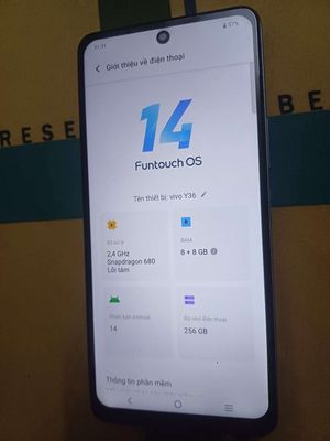 Vivo y36 , ram8 /256 gb cần bán. Mua bán Điện thoại tại Thành phố Thủ Đức Tp Hồ Chí Minh được đăng bởi Tuân lương