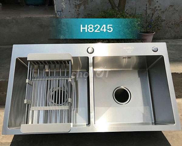 Chậu rửa chén 2 hố inox