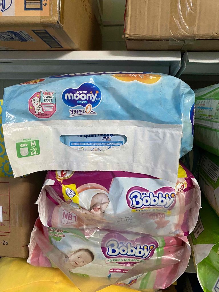 Miếng lót Bobby Newborn 1-108 miếng. Mua bán Mẹ và bé tại Quận Tân Phú Tp Hồ Chí Minh được đăng bởi văn dũng hình 1